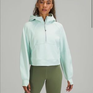 Scuba Oversized 1/2 Zip Delicate Mint
